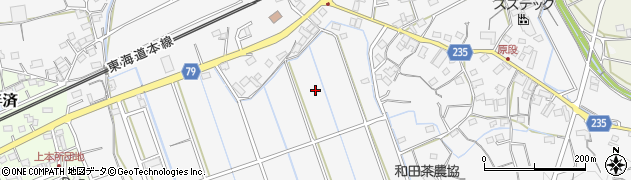 静岡県菊川市和田周辺の地図