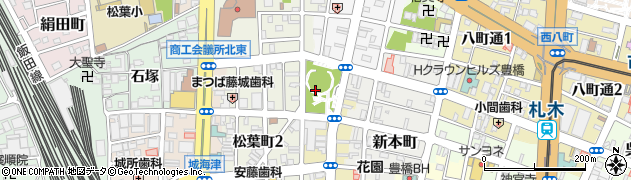 松葉公園周辺の地図