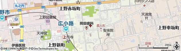 三重県伊賀市上野農人町382周辺の地図