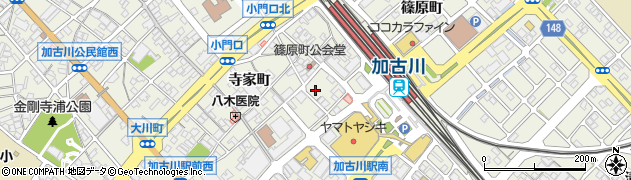 兵庫県加古川市加古川町篠原町72周辺の地図
