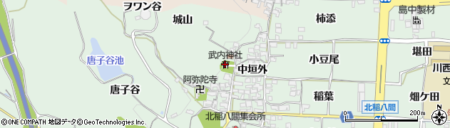 武内神社周辺の地図