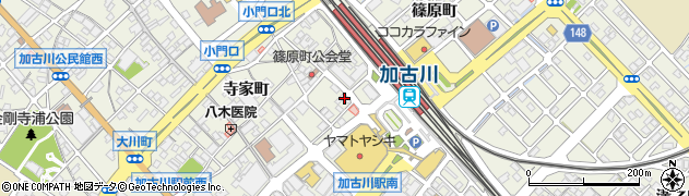 大衆食堂 安べゑ 加古川駅南口店周辺の地図