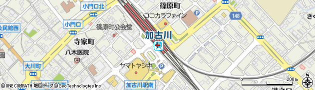 餃子の王将 加古川駅店周辺の地図