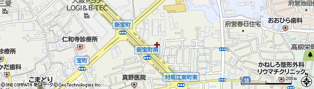 大阪府寝屋川市宝町周辺の地図