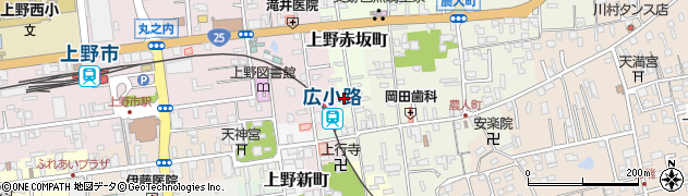 三重県伊賀市上野赤坂町274周辺の地図