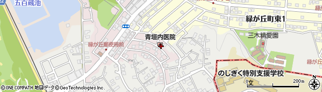 青垣内医院周辺の地図