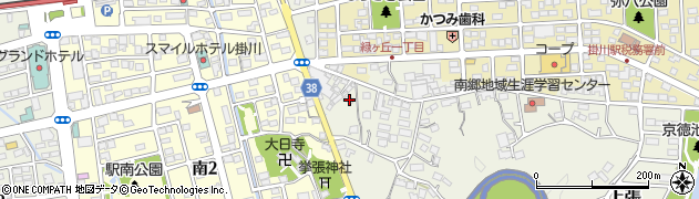 静岡県掛川市上張430周辺の地図