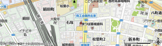 豊橋商工会議所周辺の地図