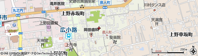 三重県伊賀市上野農人町368周辺の地図