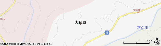 広島県山県郡北広島町大利原周辺の地図