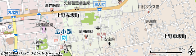 三重県伊賀市上野農人町366周辺の地図