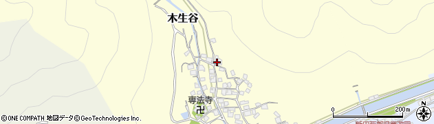 兵庫県赤穂市木生谷246周辺の地図