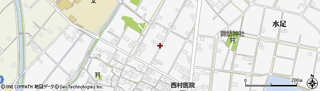 兵庫県加古川市野口町水足周辺の地図