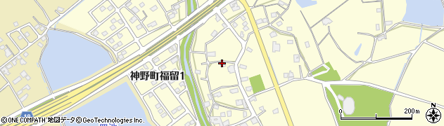 兵庫県加古川市神野町福留520周辺の地図