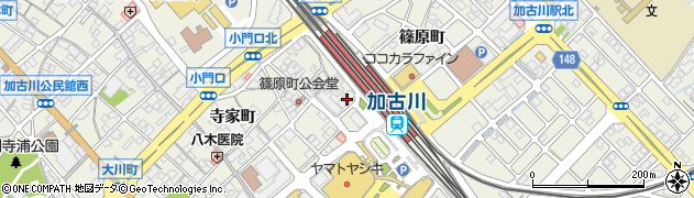 兵庫県加古川市加古川町篠原町50周辺の地図