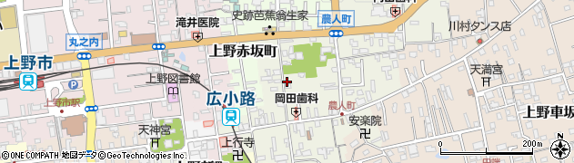 三重県伊賀市上野農人町391周辺の地図