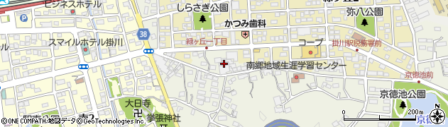 静岡県掛川市上張316周辺の地図