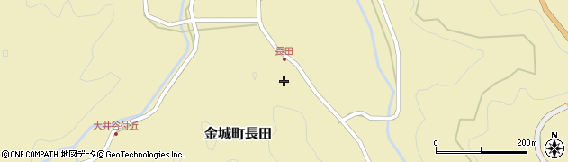島根県浜田市金城町長田イ周辺の地図