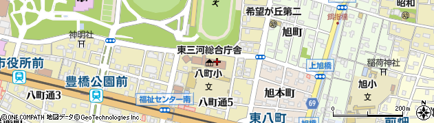愛知県東三河総局　県民環境部・環境保全課・環境保全グループ周辺の地図