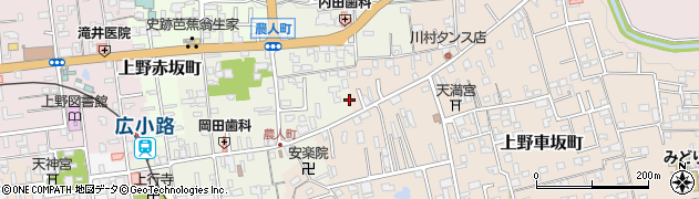 三重県伊賀市上野農人町490周辺の地図