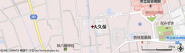 静岡県磐田市大久保570周辺の地図