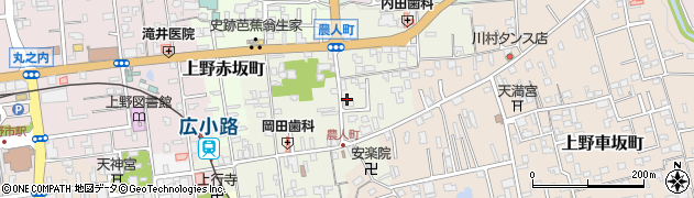 三重県伊賀市上野農人町510周辺の地図