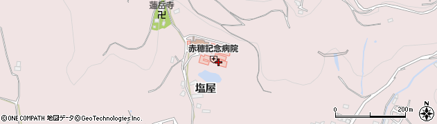蓮岳寺周辺の地図
