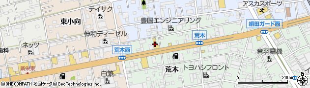 愛知ダイハツ豊橋店周辺の地図