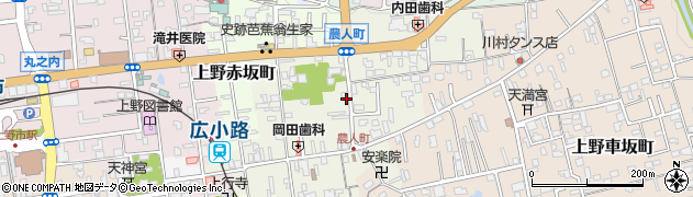 三重県伊賀市上野農人町364周辺の地図