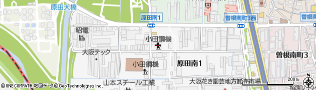 小田鋼機株式会社　第一工場周辺の地図