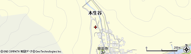 兵庫県赤穂市木生谷437周辺の地図