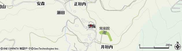 京都府笠置町（相楽郡）切山（堂阪）周辺の地図