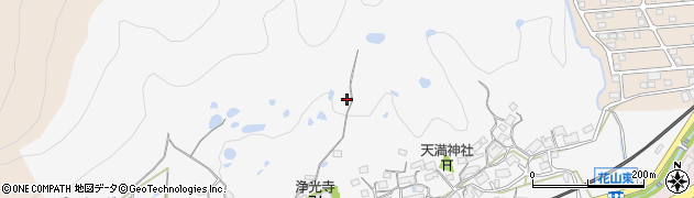 兵庫県神戸市北区山田町上谷上（岩谷）周辺の地図