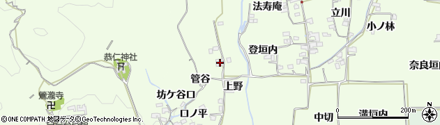 京都府木津川市加茂町例幣奥ノ平周辺の地図