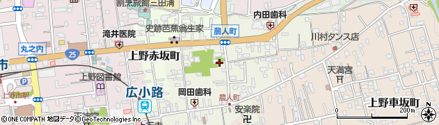 三重県伊賀市上野農人町359周辺の地図