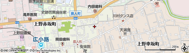 三重県伊賀市上野農人町525周辺の地図