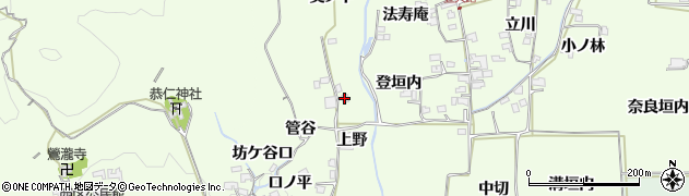 京都府木津川市加茂町例幣（上野）周辺の地図