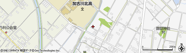 兵庫県加古川市野口町水足1303周辺の地図