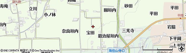 京都府木津川市加茂町例幣宝田55周辺の地図