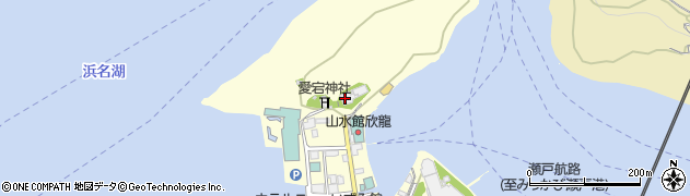 舘山寺周辺の地図