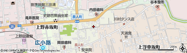 三重県伊賀市上野農人町533周辺の地図
