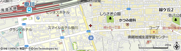 静岡県掛川市上張530周辺の地図