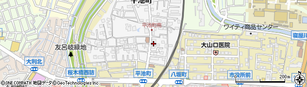 ヘルパーステーションヒノデ寝屋川駅前周辺の地図