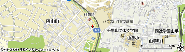 ローソン吹田円山町店周辺の地図