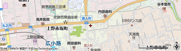 三重県伊賀市上野農人町548周辺の地図
