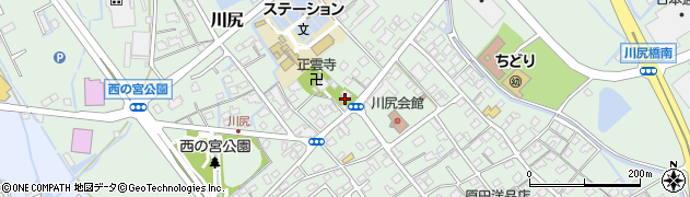 八幡津島神社周辺の地図