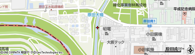 原田大橋周辺の地図