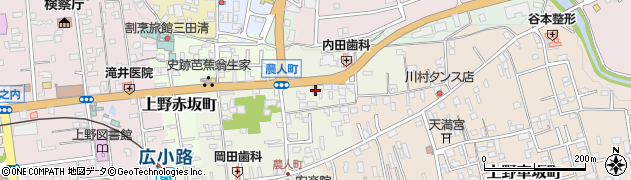 三重県伊賀市上野農人町541周辺の地図