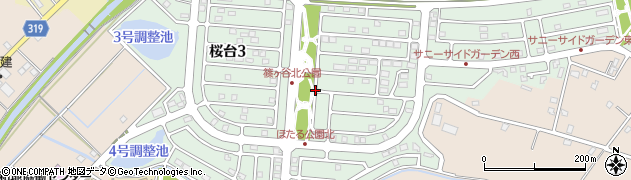 静岡県浜松市中央区桜台周辺の地図