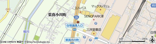 和食さと セノパーク津店周辺の地図